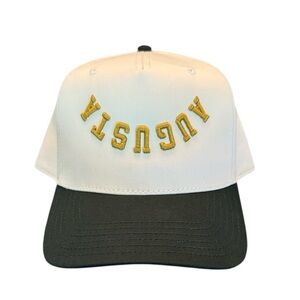 NEW The Augusta Hat - Natural/Dk Green - MJMT Apparel. OTTO